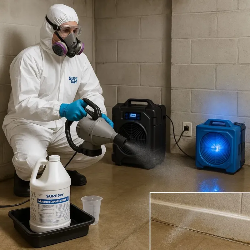 Sanitization and Odor Removal process in Woodlawn, VA