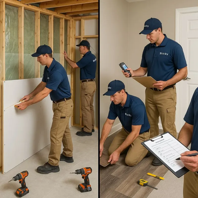 Repairs and Reconstruction process in Woodlawn, VA